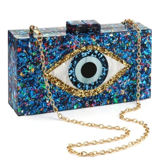 Eye Galaxy Acrylic Purse  - Picture 1 of 4